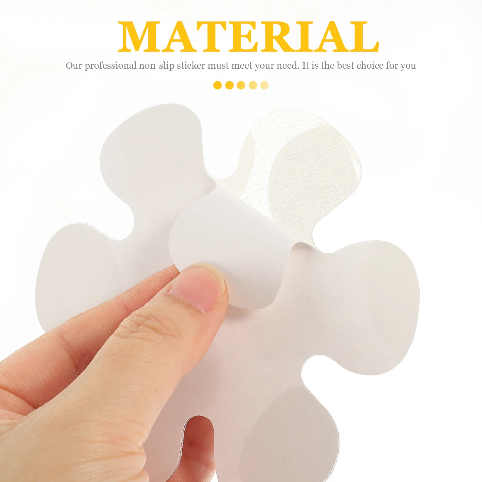 

1Set Anti-Slip Tape Adhesive Bathroom Non-Slip Sticker Flower Shape for Tub Floor Shower Decor Safety Grip Long-Lasting Use