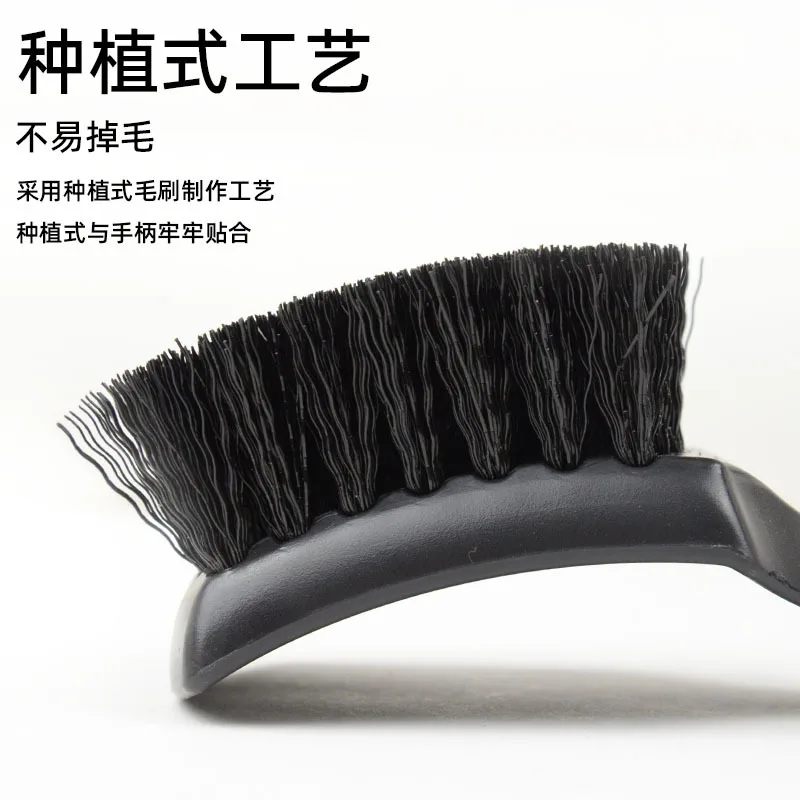 Car Tire Rim Brush Wheel Hub Cleaning Brushes Plastic Handle Auto Washing Cleaner Tools Car Detailing Cleaning Accessories