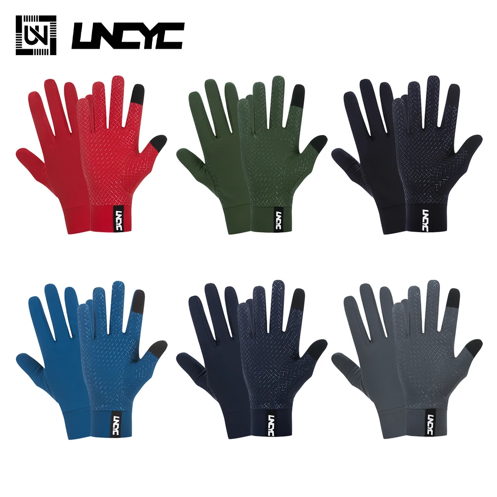 AliExpress NONE UNCYC Winter  Cycling Gloves Thermal Fleece Full Finger Waterproof  Warmth Bicycle Road Bike Sport Full Gloves
