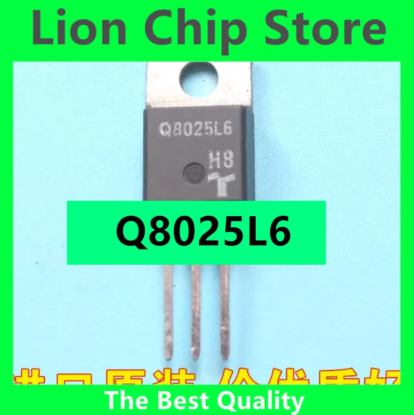 New original Q8025L6 TO-220 bidirectional thyristor 25A 800V with good quality in stock Q8025L6