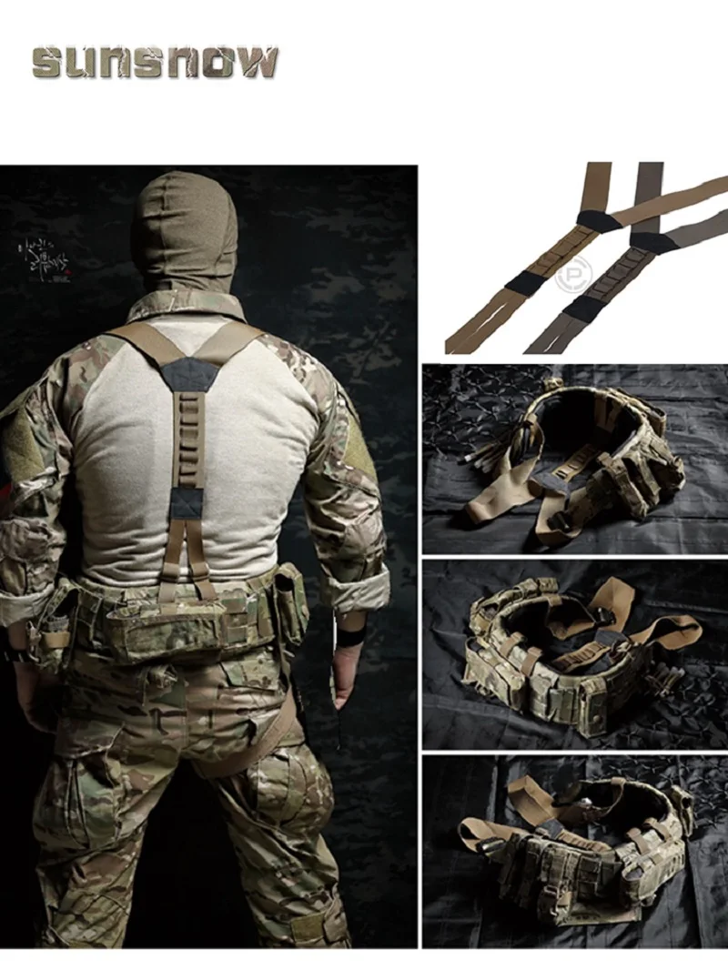 Crye Precision Suspenders  Waistband Strap Strap camouflage Wolf Brown