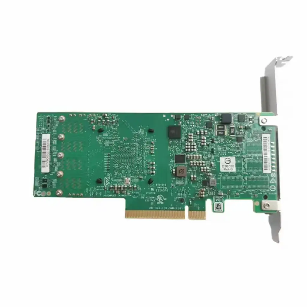 

LSI 05-25708-00 Сетевая карта MegaRAID 10 Гбит/с Адаптер PCIe 3.0 12 ГБ SAS 16PT Logic 9361-16i — совершенно новый на складе