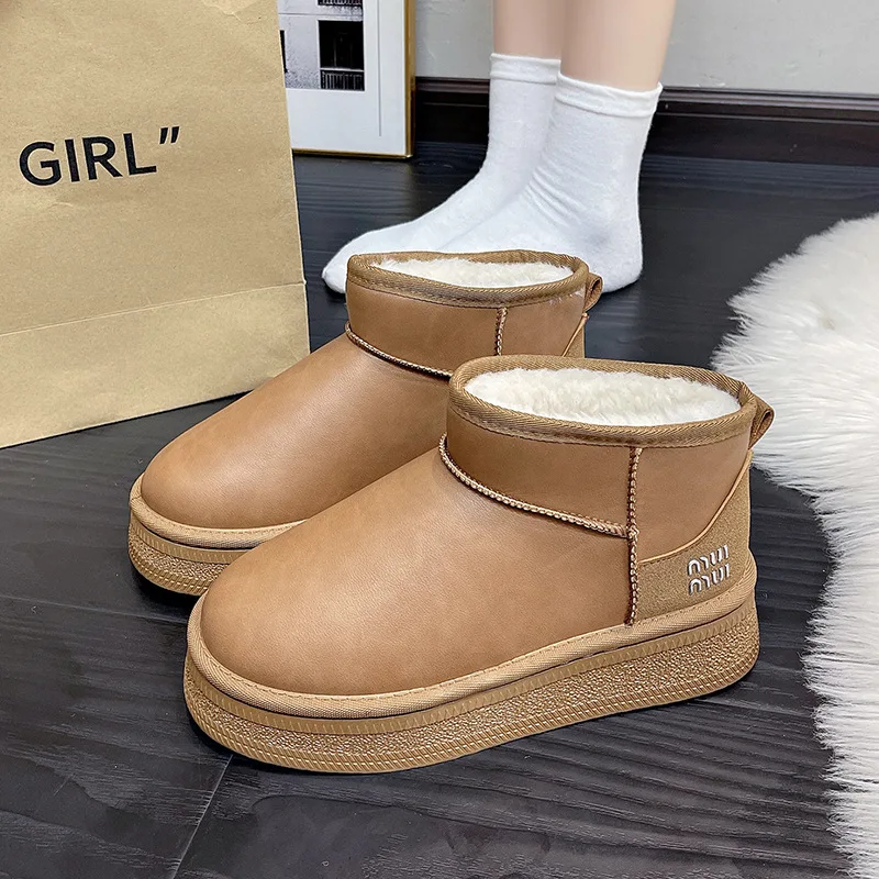 New Luxury Boots Women Winter Ultra Mini Boot Designer Australian Platform Boots for Leather Warm Ankle Fur Booties 2024 fashion