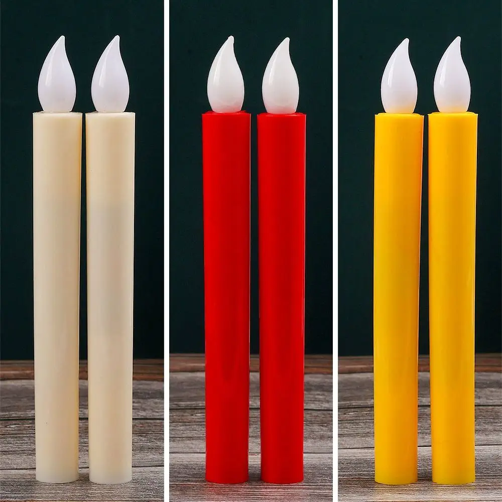 Candle Holders LED Lantern Light Ornaments Energy-saving Electric Flickering Candlesticks Battery Operated Party Decor Lights