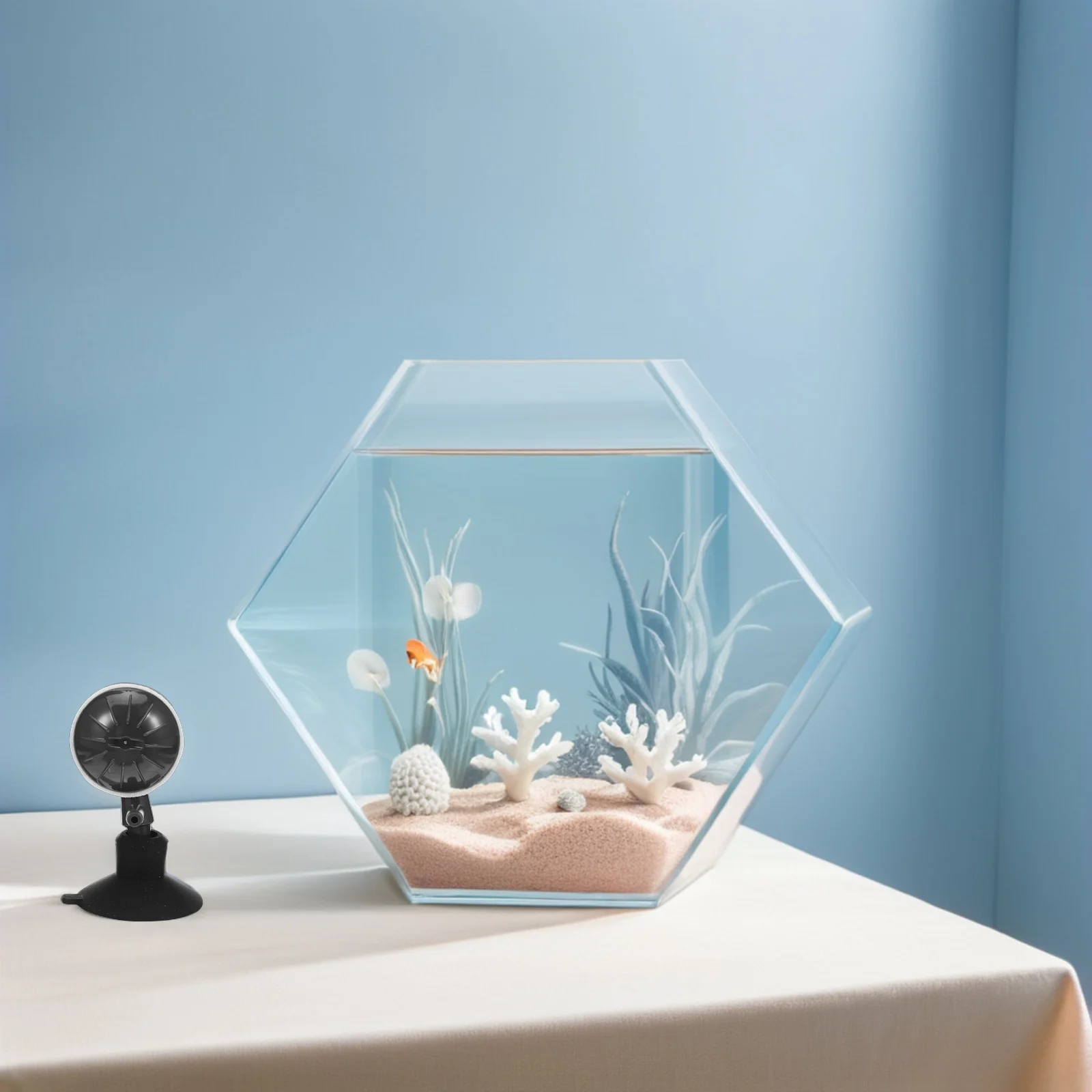 1 قطعة حجر الهواء Nanobubble لحوض السمك الأكسجين الناشر الفوار قابل للتعديل فقاعة الكثافة خزان الأسماك مضخة هواء ملحق مستقر #3