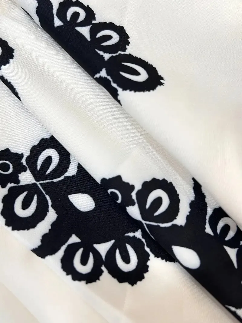 Abito lungo a trapezio da donna estivo con spalle scoperte e dettaglio cravatta con stampa floreale Abito da vacanza al mare Boho Vita smock sexy