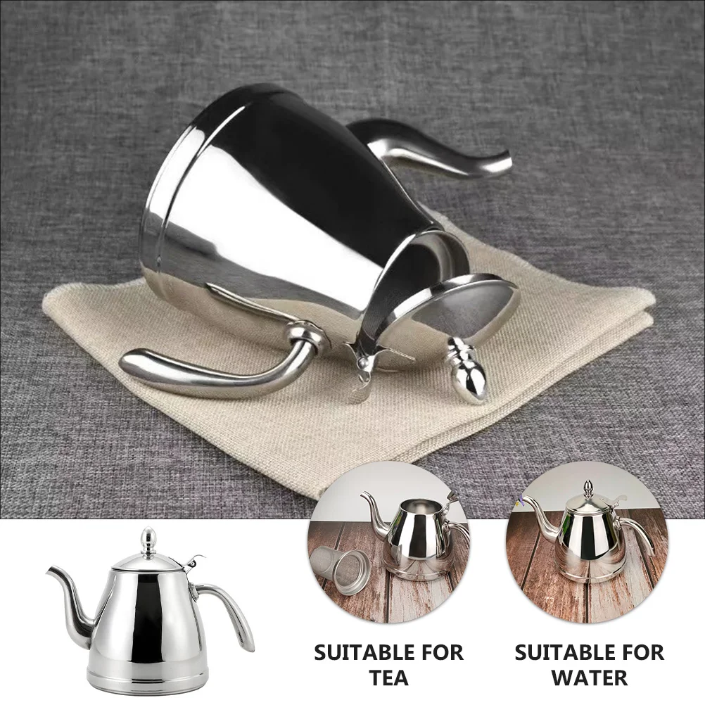 

Kettle Stainless Steel Tea Teapot Stovetop Cold Water Bottle Whistling