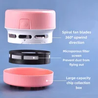 Desktop Cleaner Dust Collector Lightweight Portable Vacuum Cleaner For Office Car Use Mini Handheld Multi Function Table Sweeper 5