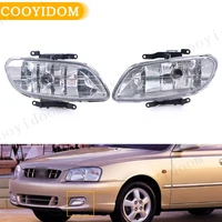 Luces antiniebla DRL para parachoques delantero de coche, faro antiniebla, luz de conducción para Hyundai Accent Sedan 2000 2001 2002 92202-25000 92201-25000