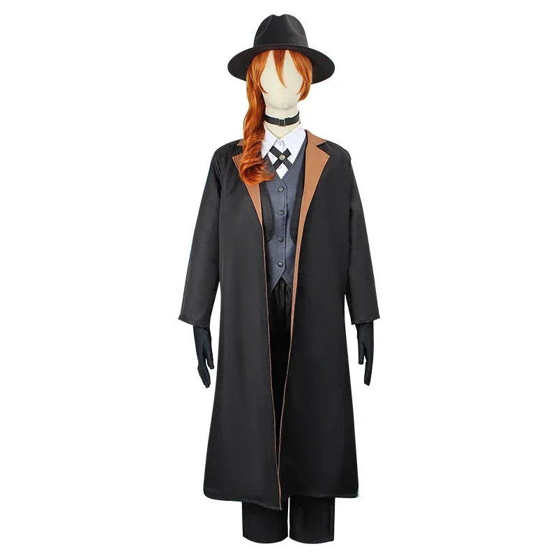 Bungou stray dogs Nakahara chuuya cosplay costume men women suit Dazai Osamu Manga Japanese Anim bungou stray dogs
