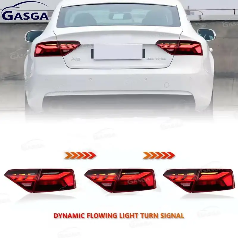 Car Led Tail Lights Assembly For Audi A5 2013-2015 Taillights Accessories Rear Led Brake Turn Signal Light Tail Lamp