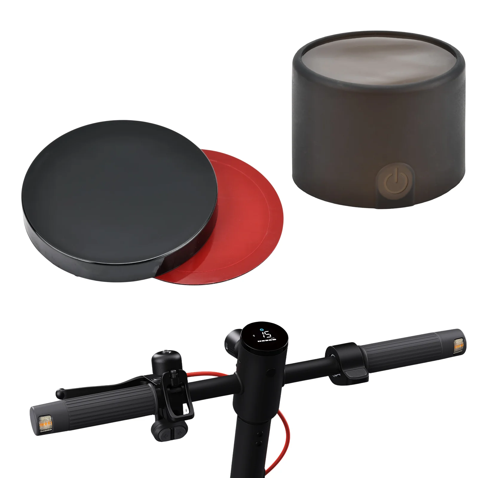 Fotografia 3: Capa de Silicone Impermeável para Painel de Controle do Patinete Elétrico Xiaomi Elite - Protetor de Tela e Case à Prova de Poeira