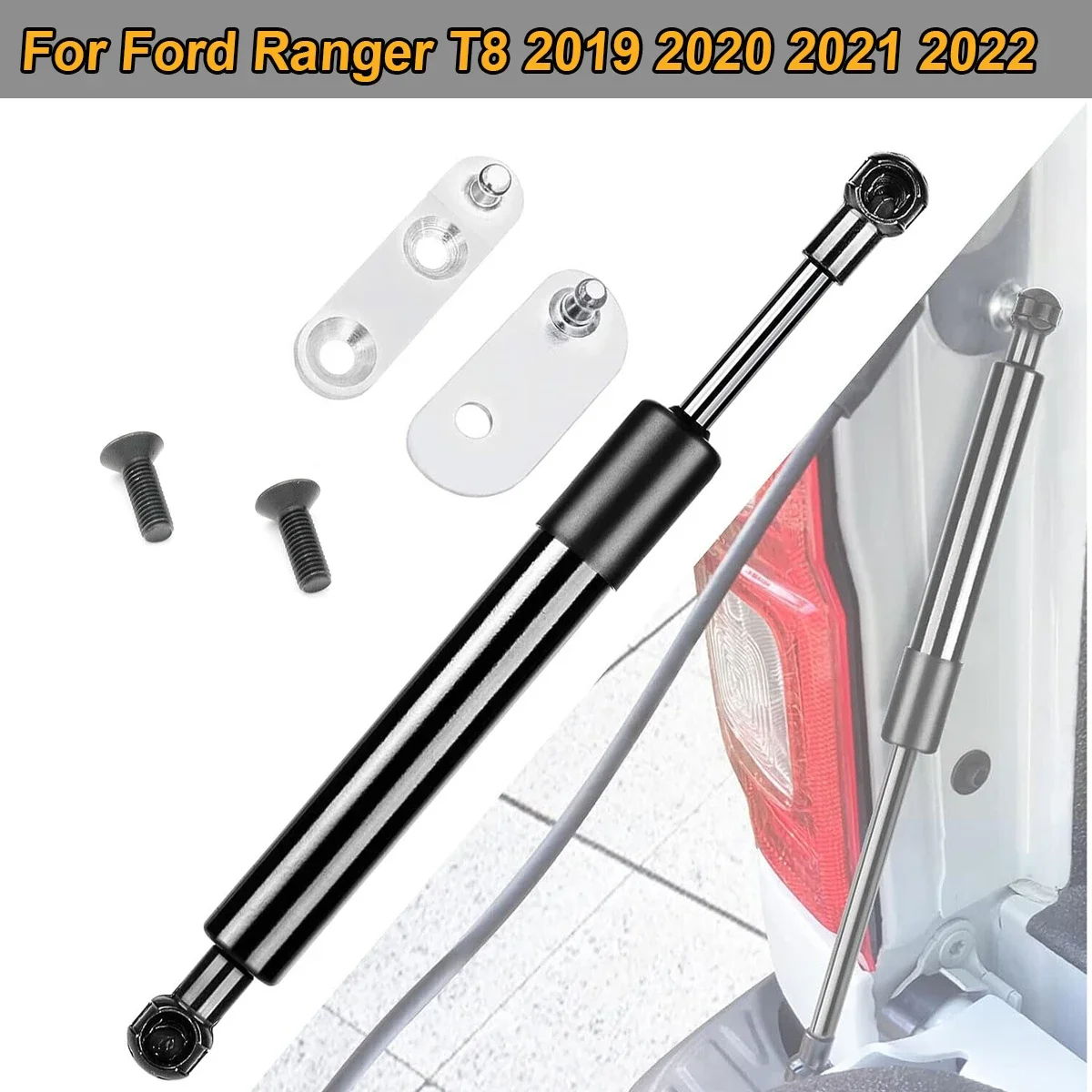 

One Pcs For Ford Ranger T8 2019 2020 2021 2022 Pickup Rear Tailgate Assist Gas Strut Shock Slow Down Damper Car Accessories