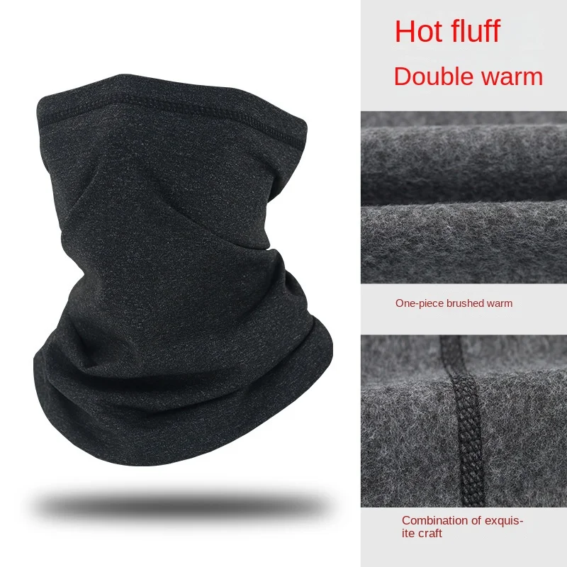 

Winter Men Women Fleece Warm Thick Scarf Outdoor Sports Ski Rid Windproof Cold Thickened Mask Neck Cover Men Cap Hot