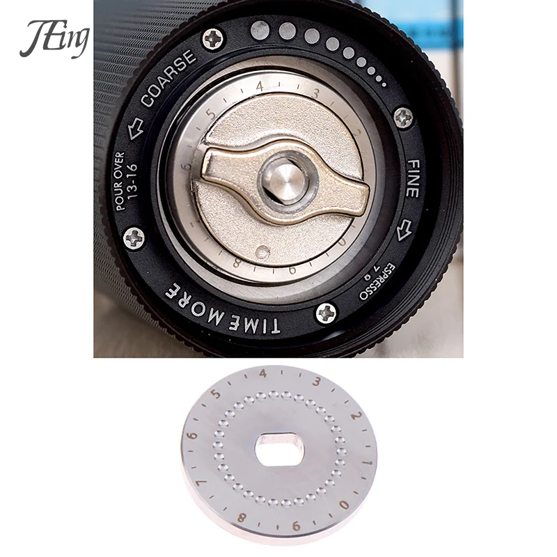 1pcs Timemore Manual Grinder Plate Parts For Chestnut C/C2/C3/C3s /Slim/Nano/G1 30clicks Per Circle DIY Parts For Coffee Lover