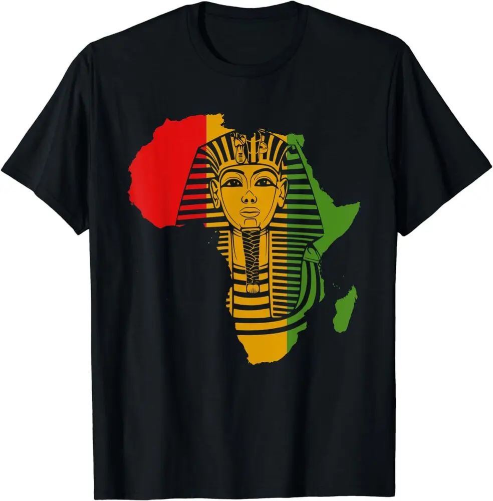 African Gift, Egyptian Pharaoh King Tut Dashiki T-Shirt Anime Graphic T-shirts For Men Clothing Women Tees High Quality