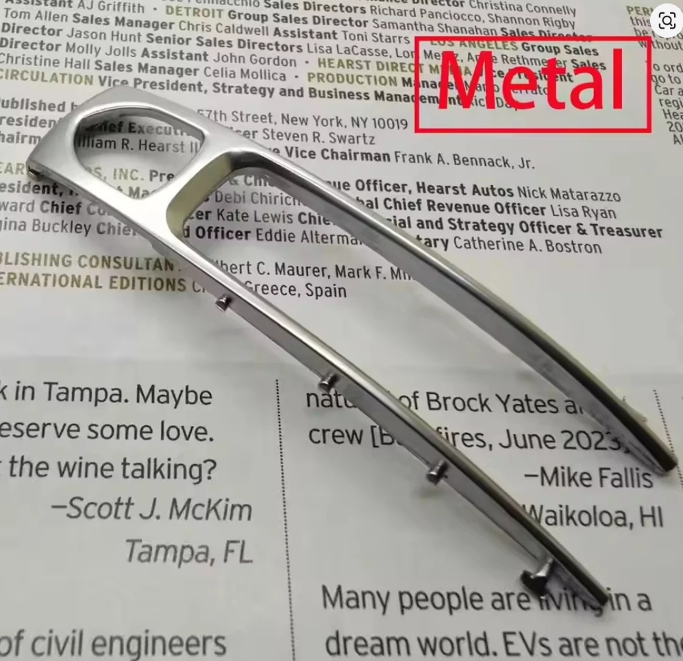 

Metal Style New Remote Key Cover Case Replace Middle frame Fit For Porsche Cayenne Panamera Cayman Macan Boxster 971 718 911