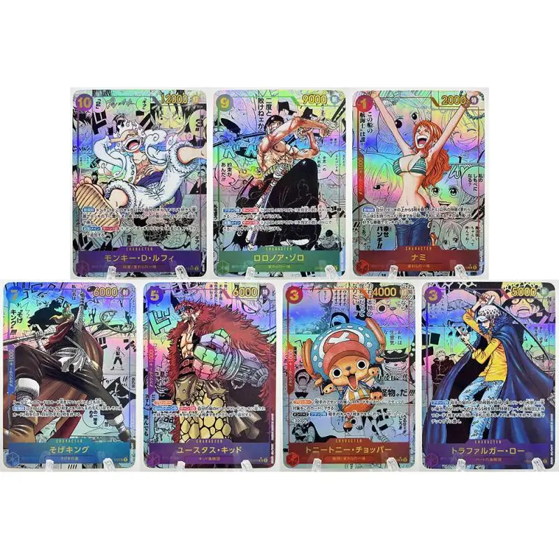 One Piece Anime Collectible Card Game, DIY, ACG, Luffy, Lei, Shanks, Nami, Ás, Hancock, Sabo, Brinquedos para Meninos, Presente de Aniversário