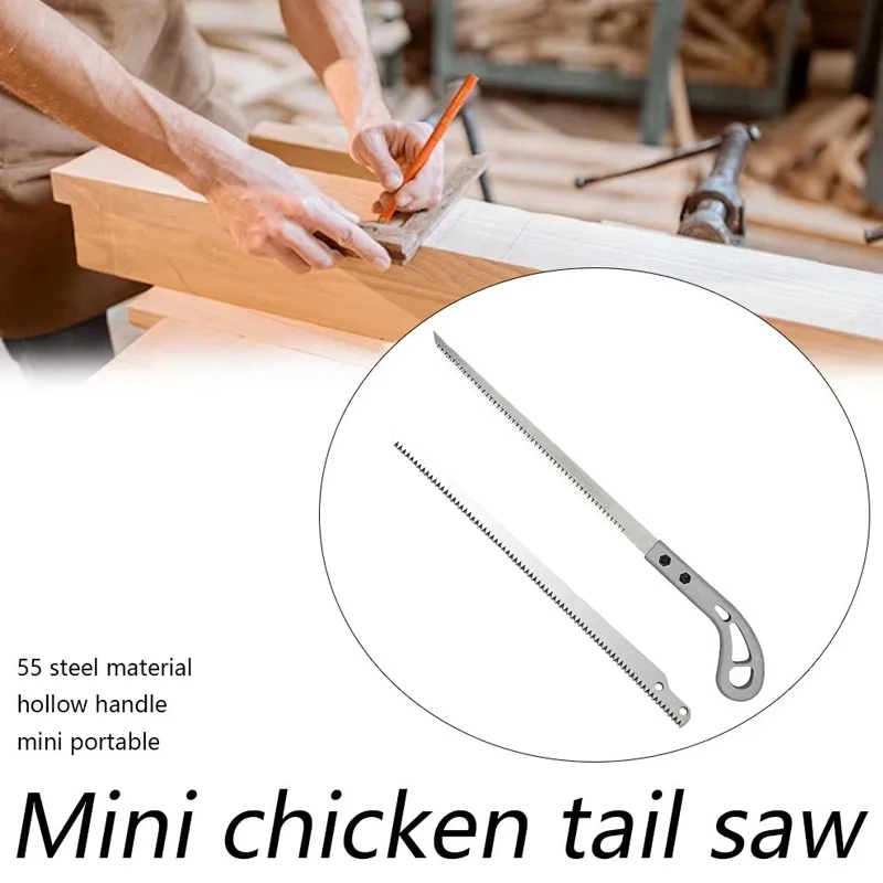 Detachable Chicken Tail Saw Garden Gardening Saw Tree Felling Fast Cutting Labor-saving Wood Working Swallow Tail Saw