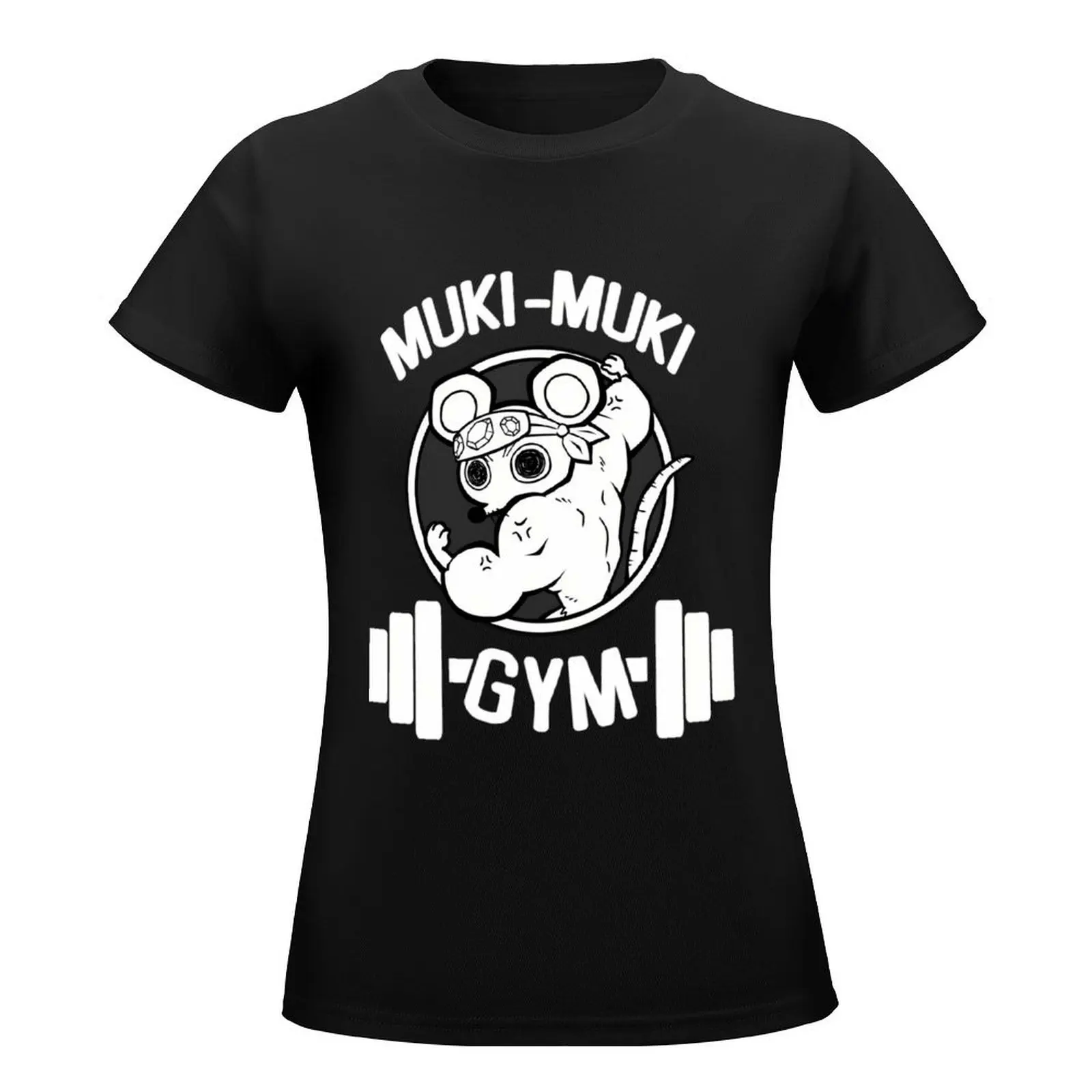 Muki Muki Gym \t T-Shirt customizeds animal print quick-drying hippie clothes Woman clothes
