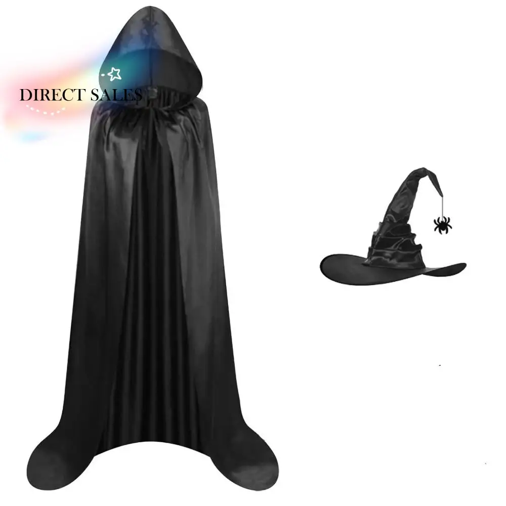 

Cool Bat Hat Halloween Cloak Party Props Costume Halloween Cosplay Hooded Cape Funny Witch's Cloak Halloween Party