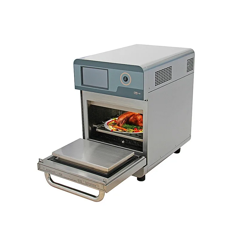 Fast Microwave Oven Stainless Steel Body No Fume Electric Oven Smart Touch Screen Fast Microwave Oven