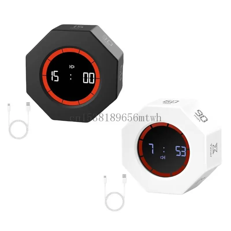 

Automatic Rotating Screen ABS Texture Suitable for Study Cooking Time Management B03D