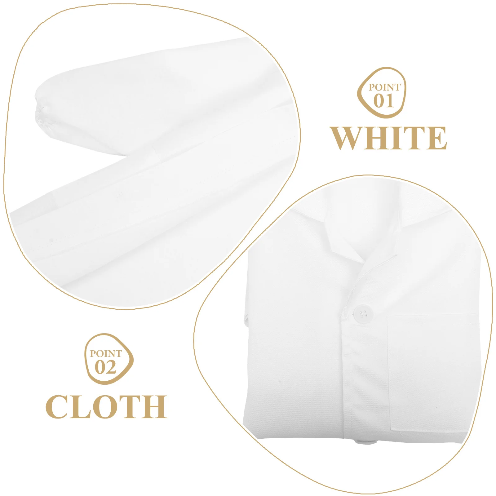 

Coat Cute Scientist Costume for Kids Birthday Halloween Christmas Role Play Game Wearable Outfit Lab Coat Kids