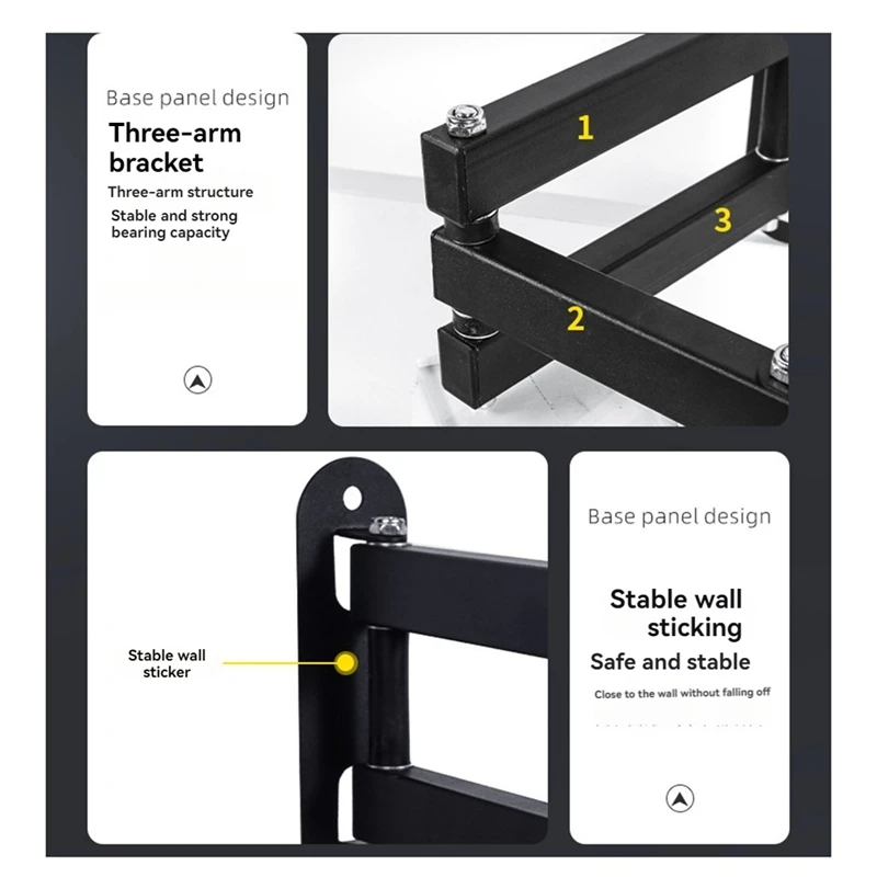 Universal Adjustable TV Wall Mount Bracket Universal Rotated Holder TV Mounts For 14 To 32 Inch LCD Monitor Flat Panel