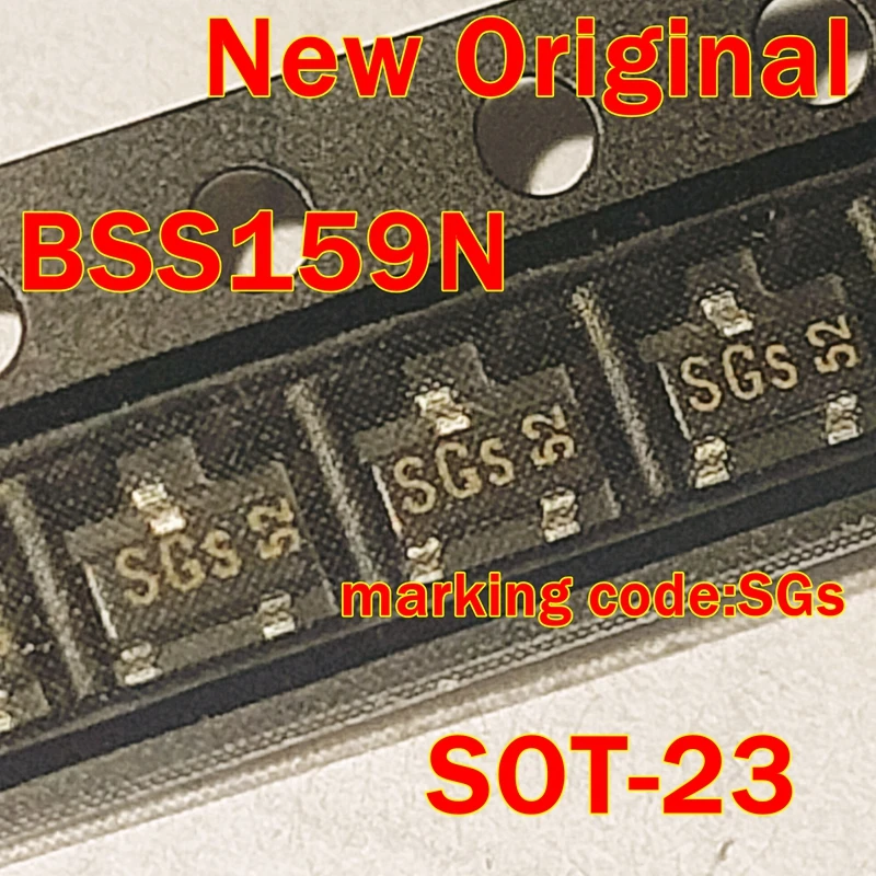 

10pcs to 1000pcs BSS159NE6327 BSS159N BSS159 SOT-23 New Original marking code:SGs SIPMOS Small-Signal-Transistor