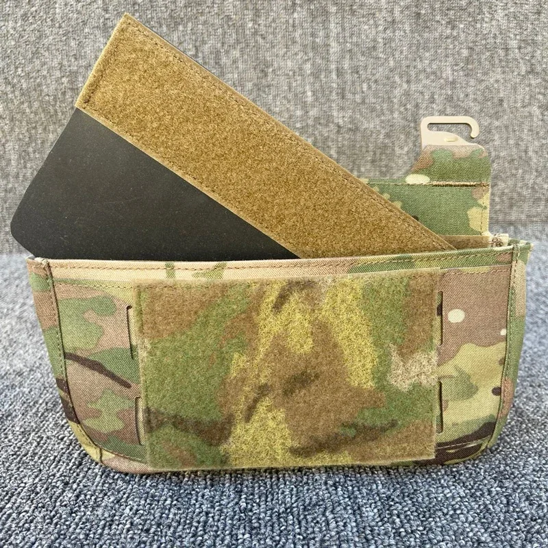 Bolsa tática para revista airsoft, adaptador de expansão multicamadas, equipamento de placa, colete de caça, bolsa de corte a laser