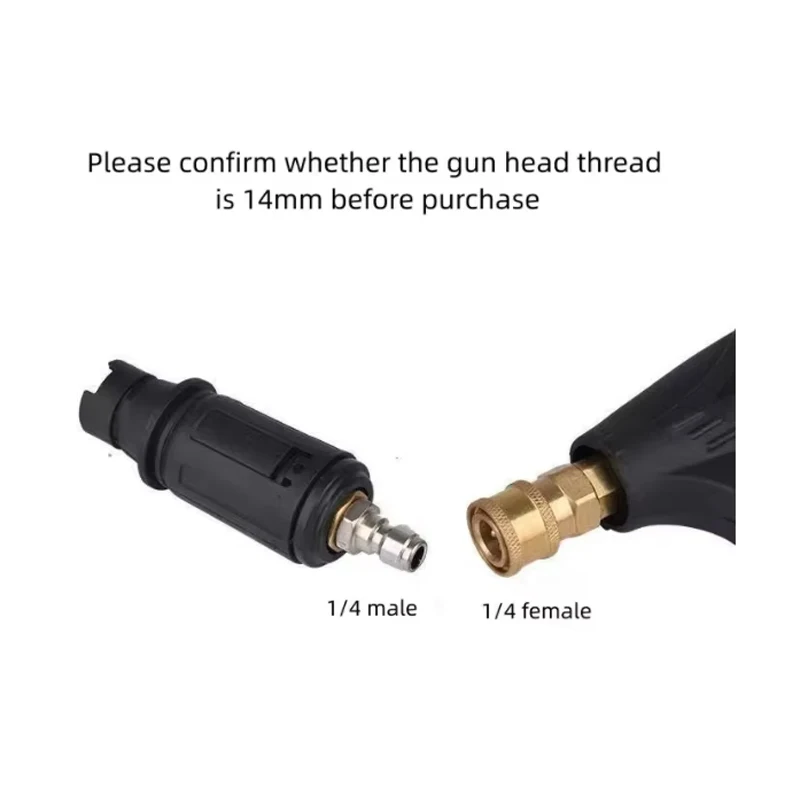 Washer Nozzle Car Cordless High Pressure Car Washer With Nozzles Car Washing Machine Duck Bill Fan Water Gun Nozzle image 3