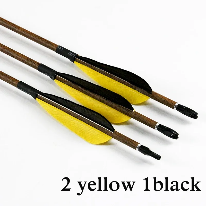 12pcs Linkboy Archery 100% Pure Carbon Arrows ID4.2mm Spine 600 3