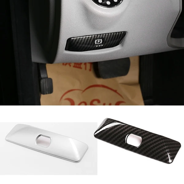 Хромированная электронная Крышка для автомобильного стояночного тормоза, крышка рамы для Mercedes Benz C GLK E Class W204 X204 W212