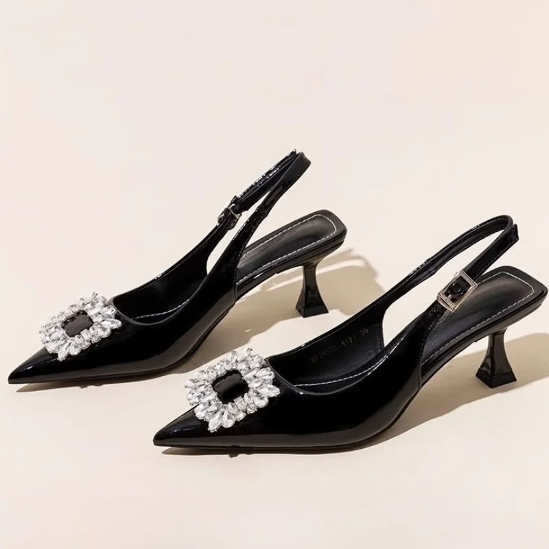 Summer Women Sandals New Women - Strappy Heeled Sandals ulasan dan harga