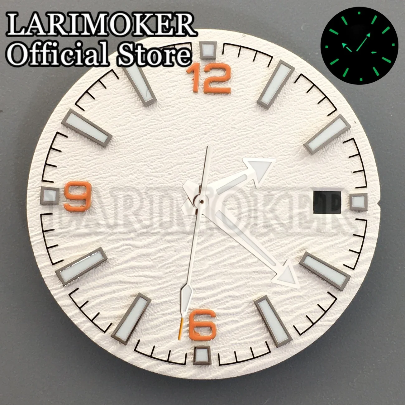 Green Luminous Dial Hands Set 28.9mm Blue White Black Gradient Dial Fit Miyota8215 Mingzhu2813 ETA2824 PT5000 DG3804 Movement