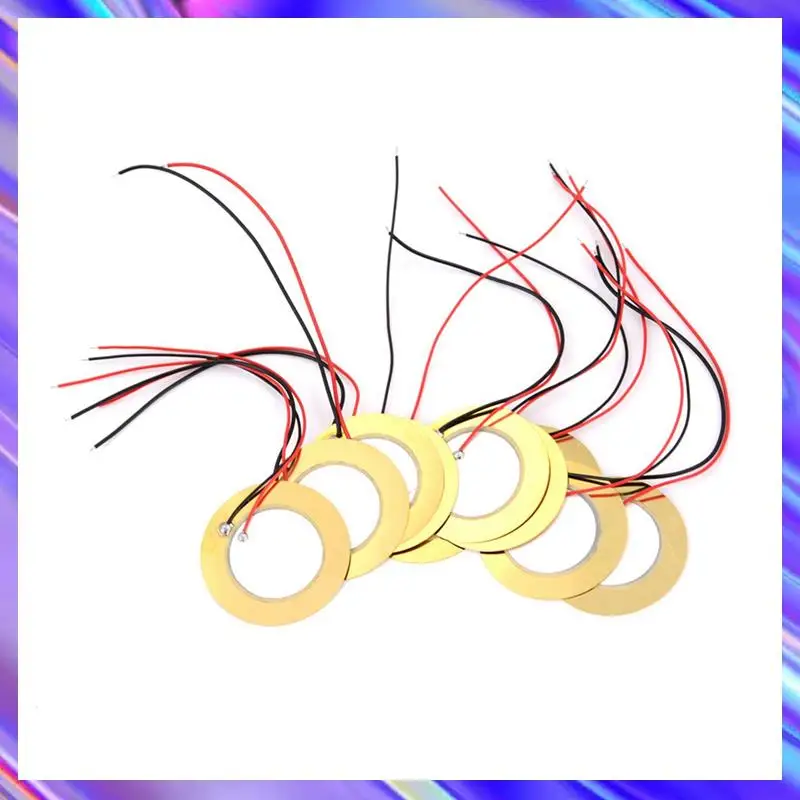 A24U 30 Pcs Piezoelectric Piezo  Wafer Plate Dia 27Mm For Buzzer Loudspeaker