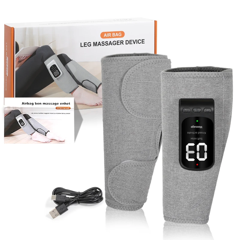 

Leg massager, calf muscle meridian dredging device, automatic kneading of both legs