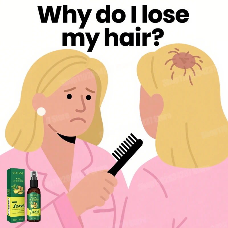 

Сыворотка для волос с имбирем, предотвращающая выпадение волос, густая эссенция для волос, питательный уход за сильними, толще, длиннее 1111