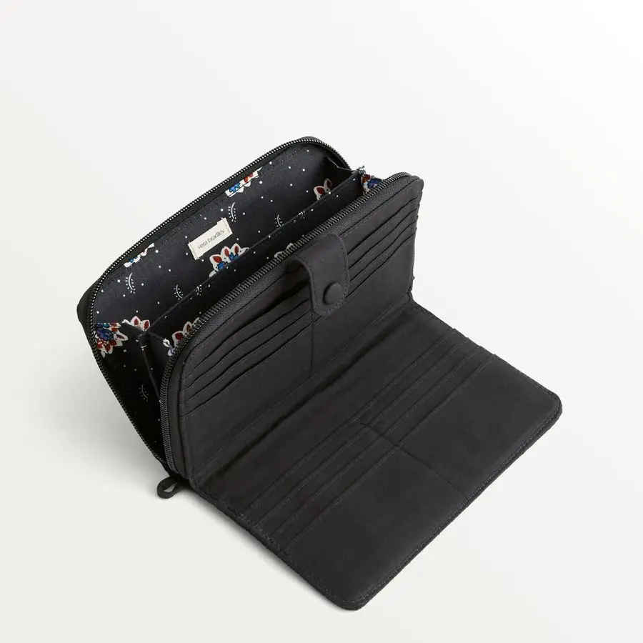 Cartera con lengüeta grande de algodón premium