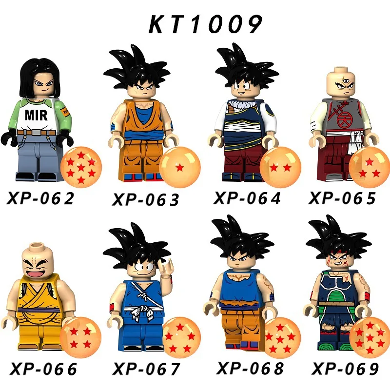 

Набор мини-фигурок Dragon Ball Super из 8 персонажей Вуконг, коллекционные игрушки, мини-фигурки для сборки, модель, подарок для детей