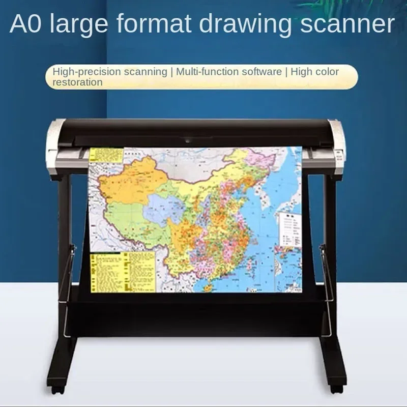 2025 Electric Scanner CSX530-09/CSX550-09 A0 Format Blueprint Machine Printing Engineering Drawing Map Poster Scanner