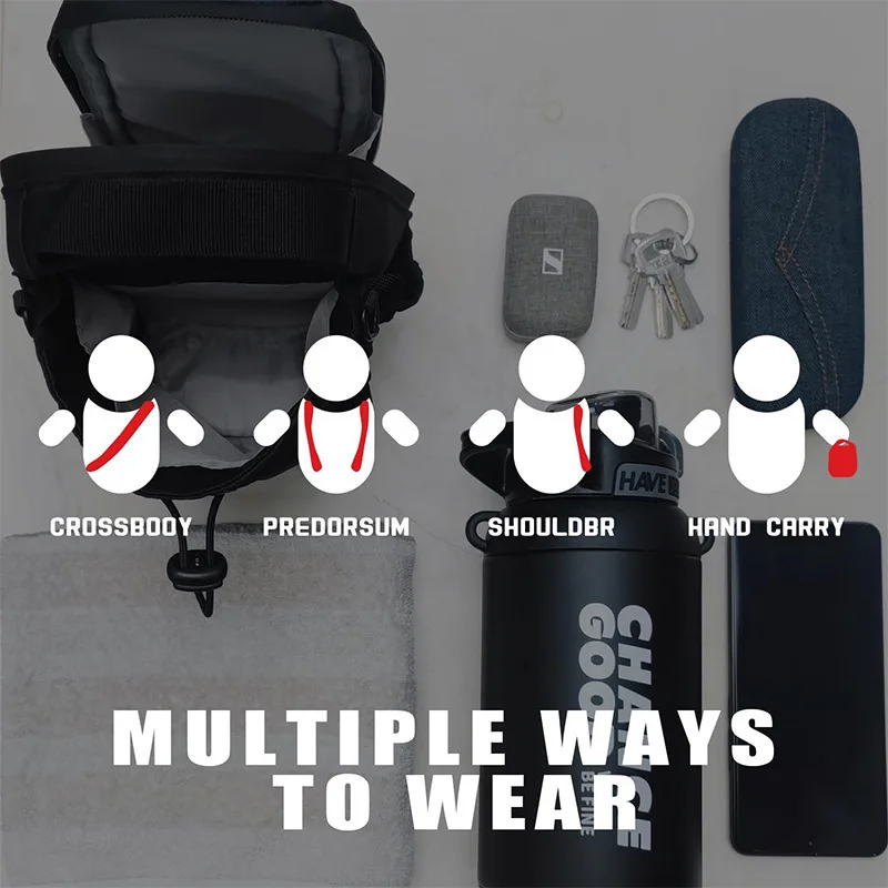 Large Capacity Magnetic Gym Bag with Phone Pocket, Portable Gym Bag, Water Bottle Pouch, Organizer, Gym Accessories image 5