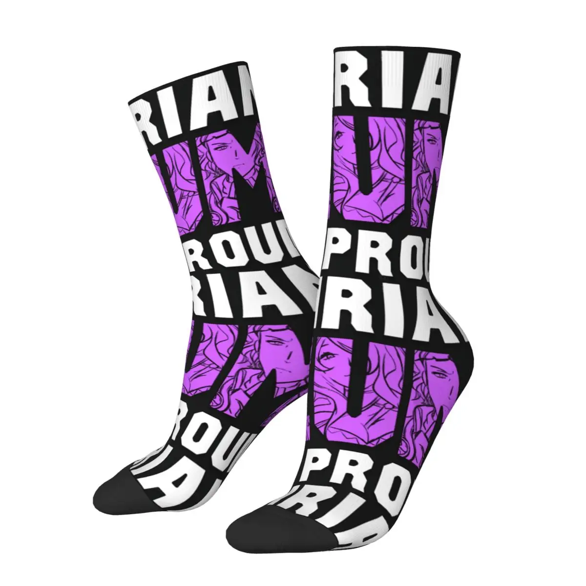 Happy Funny Men's compression Socks NOHRIAN SCUM Retro Harajuku Fire Emblem Game Hip Hop Novelty Casual Crew Crazy Sock