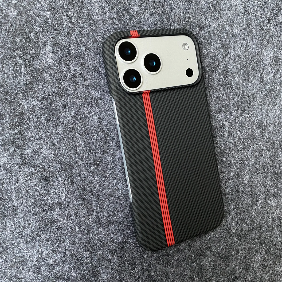 Carbon Fiber Kevlar Pattern Phone Case for IPhone 17 Air 16 15 14 Plus 13 12 11 Pro Max Business Shockproof Retro Leather Cover