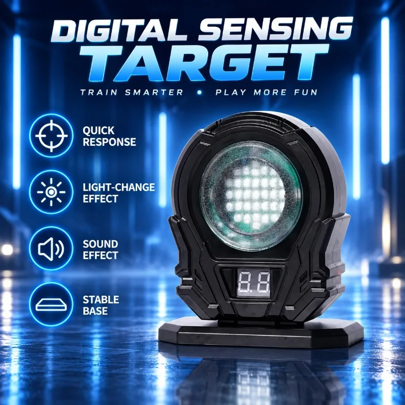 Sturdy Casing Digital Counting Target Sensing Receiver for Interactive Leisure Activities