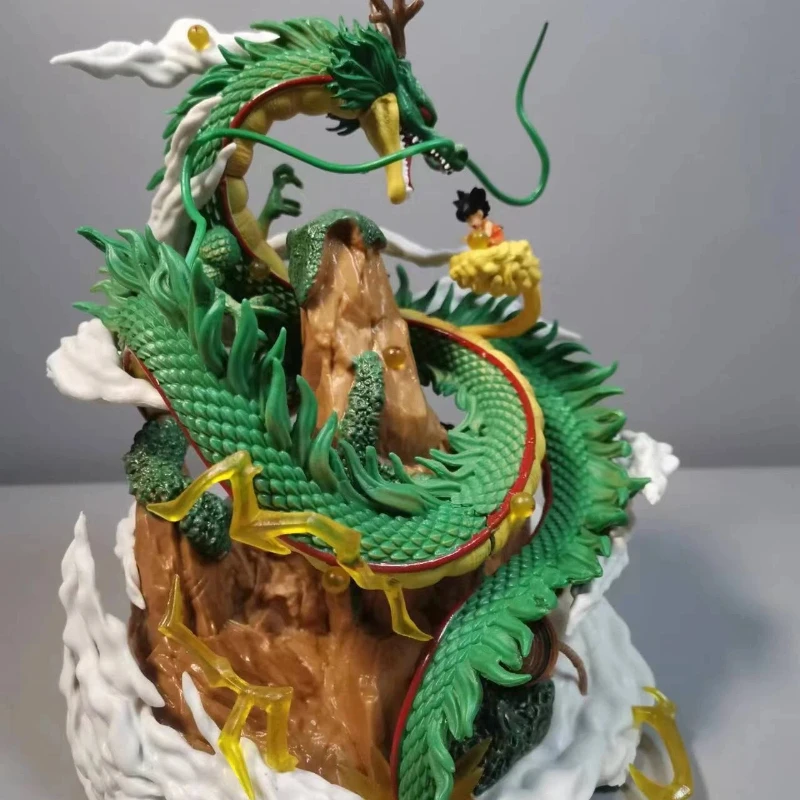 

Dragon Ball Super Shenron Son Goku Super Saiyan Anime Collectible Figure Statue Desktop Decoration For Collectors