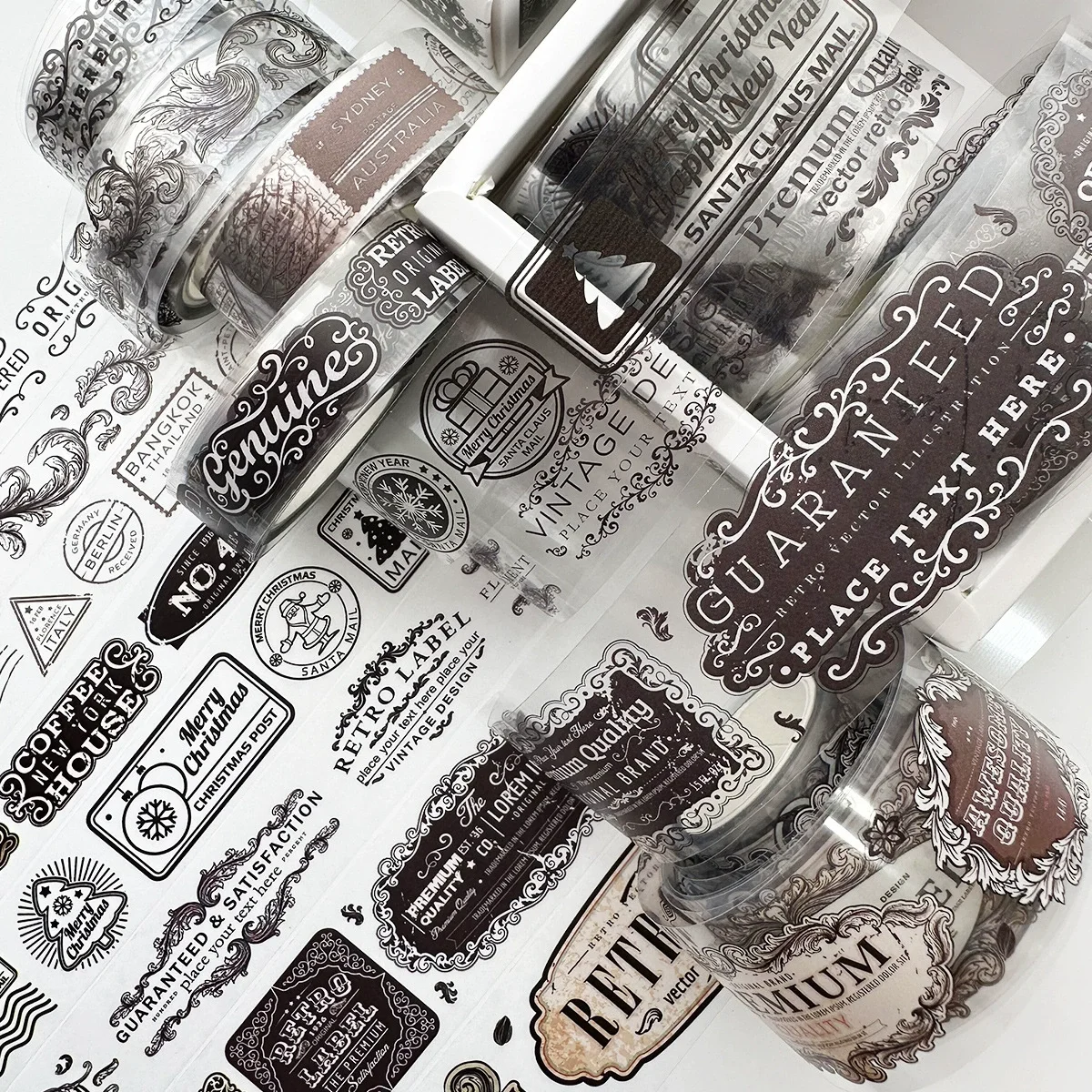 2025, antike dekorative Scrapbooking-Zubehör, Haustier-Bänder, Journaling-Zubehör, DIY-Notizbuch