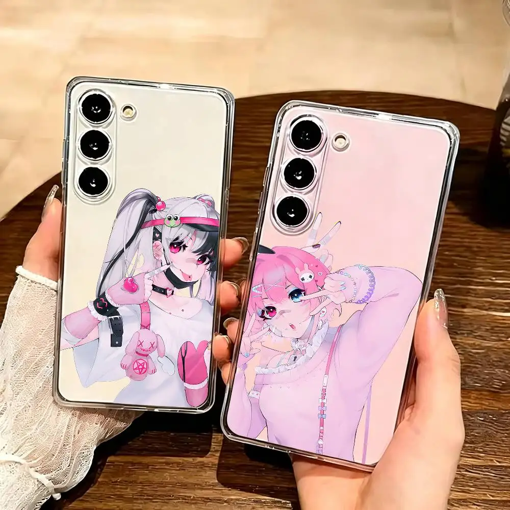 N-NEEDY GIRL O-OVERDOSE Clear Hard Phone Case For Samsung Galaxy A91,80,73,72 ,71,53,52,32 ,31,22,21s,20 Transparent Cover
