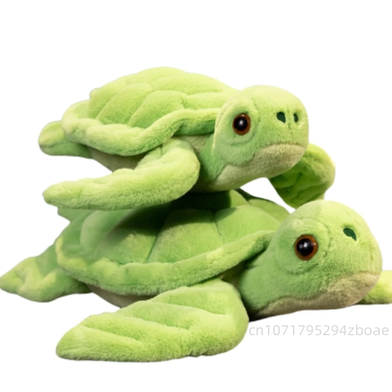 45/55/65cm Hot New Gaint Animal Turtle Plush Doll Pillow Green Large Reptile Super Soft Plush Doll Home Decor Gift For Girls